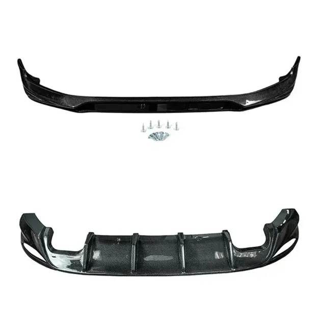 Aggressiv Carbon Fiber Front Lip and Rear Diffuser Package For MK7 GTI